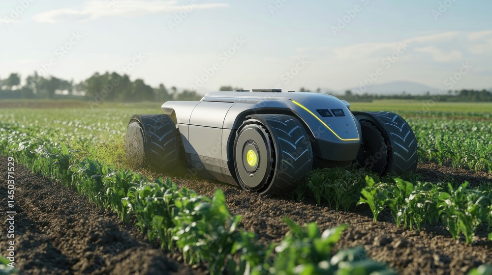 ScoutBot monitoring individual strawberry plants